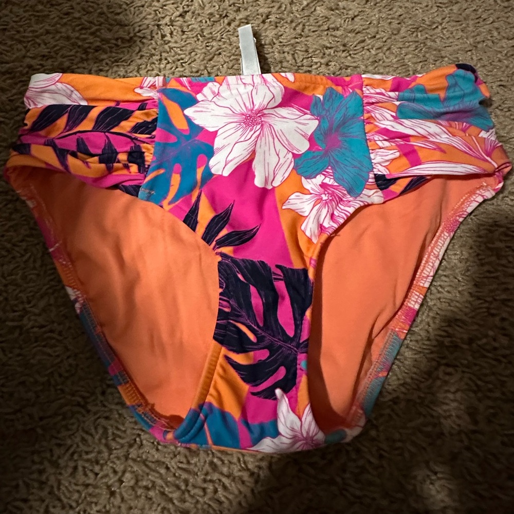 Seafolly Copacabana Ultra Pink Swim Bottoms Size 8
